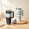 Cross-border dual-drink car cup, 304 stainless steel insulated and chilled coffee cup, large-capacity ice cup, 40oz car cup Specification image